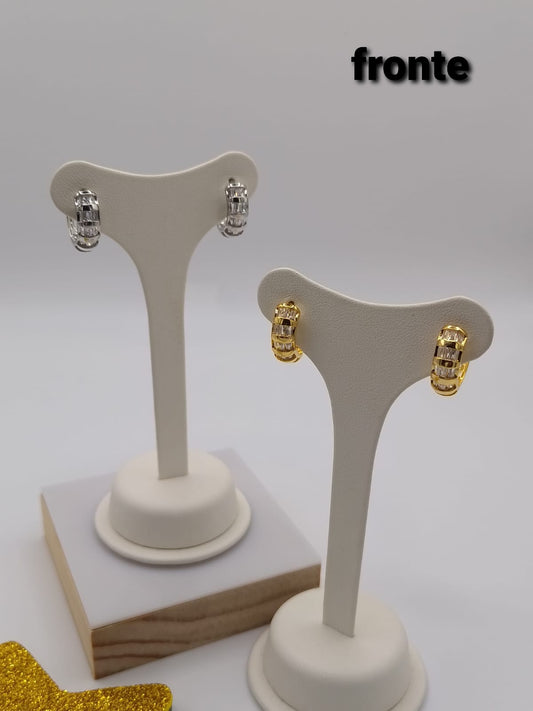 Orecchini Rettangolari/Cerchio