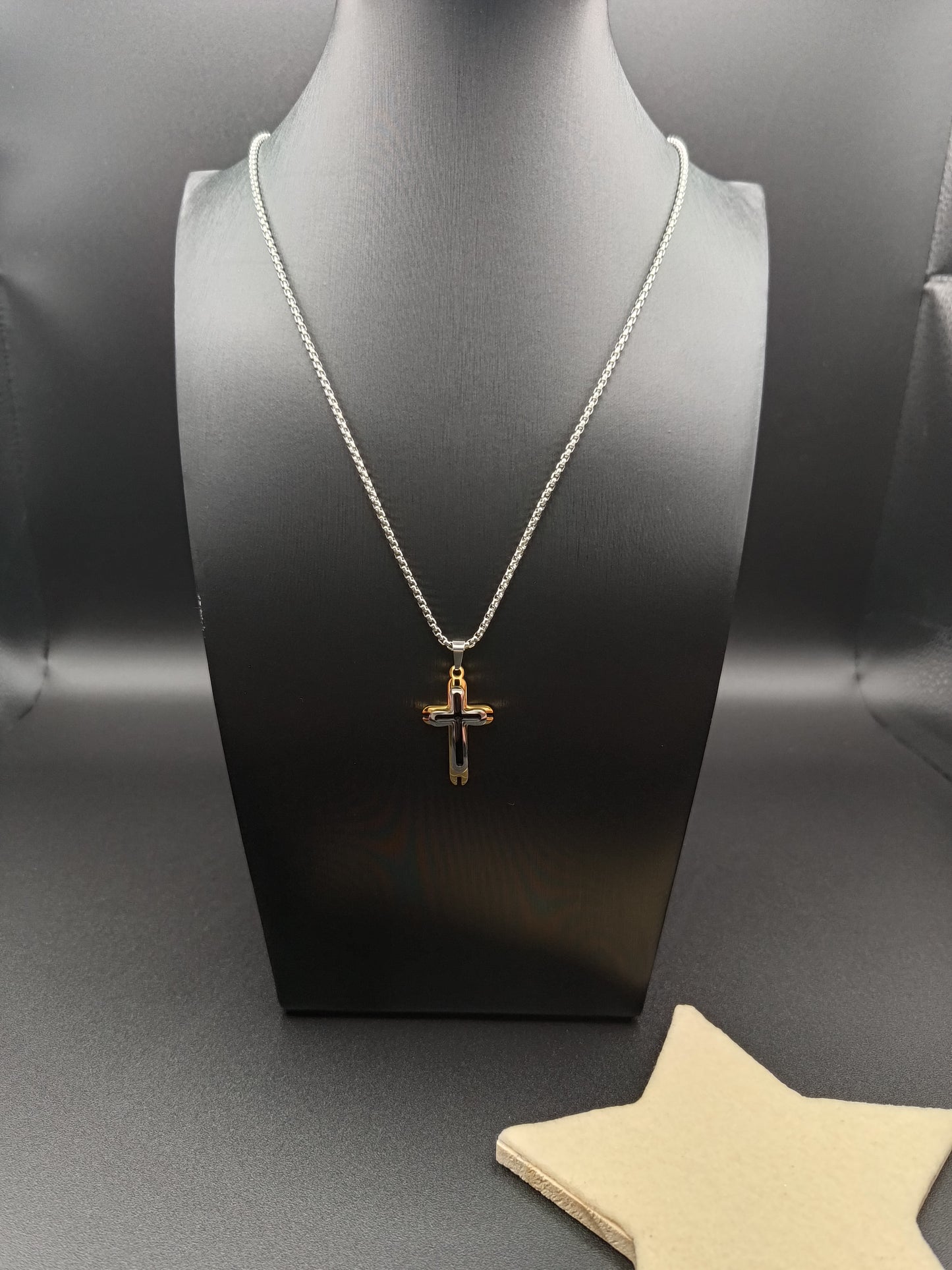 Collana Cross Duo