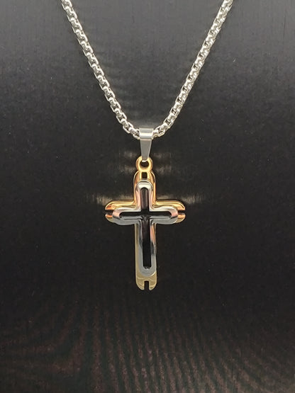 Collana Cross Duo
