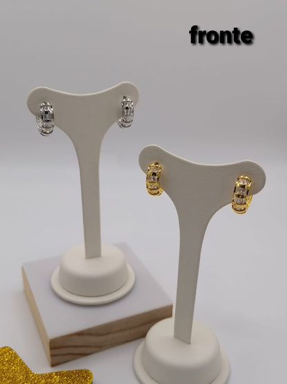 Orecchini Rettangolari/Cerchio