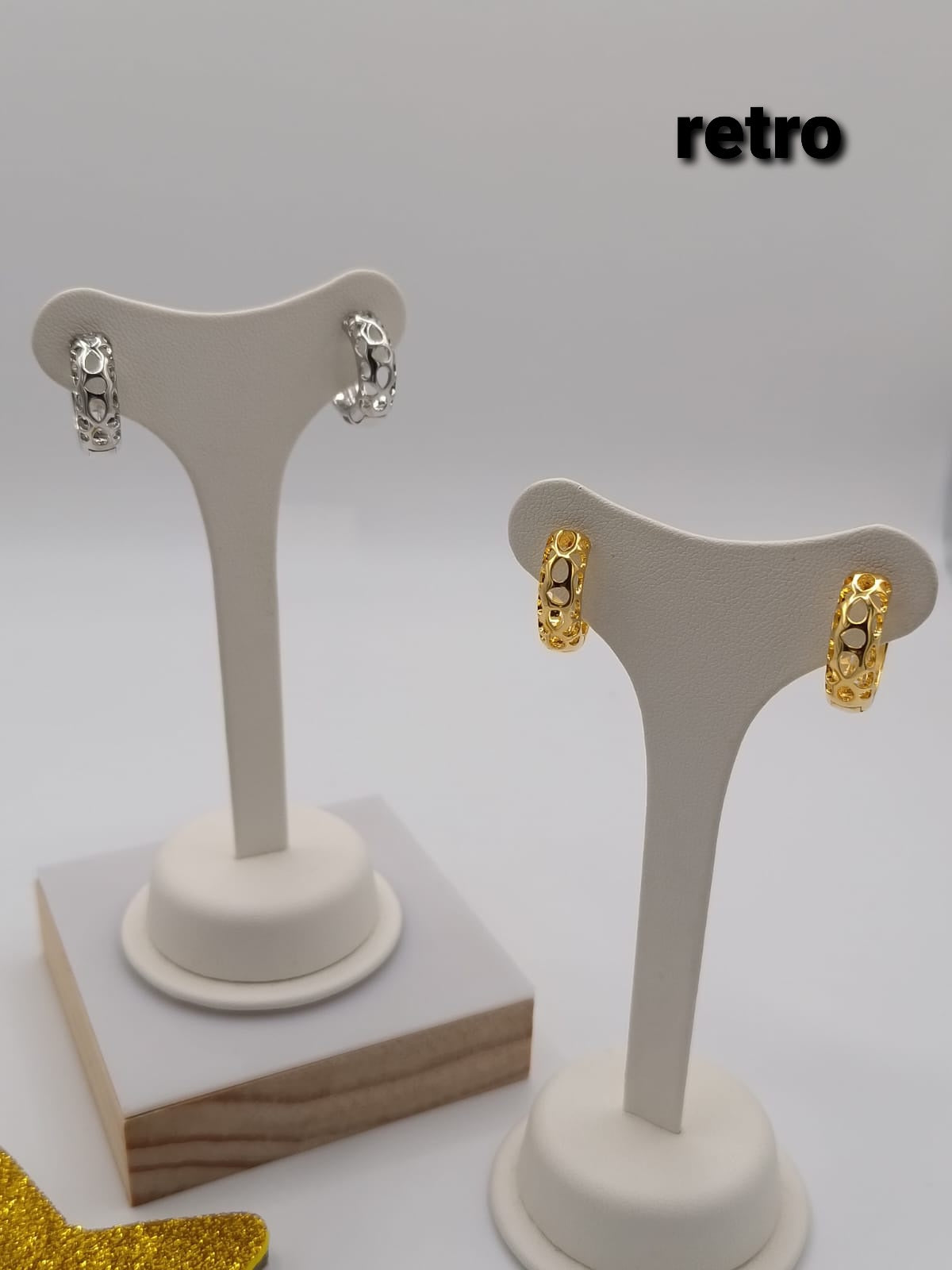 Orecchini Rettangolari/Cerchio