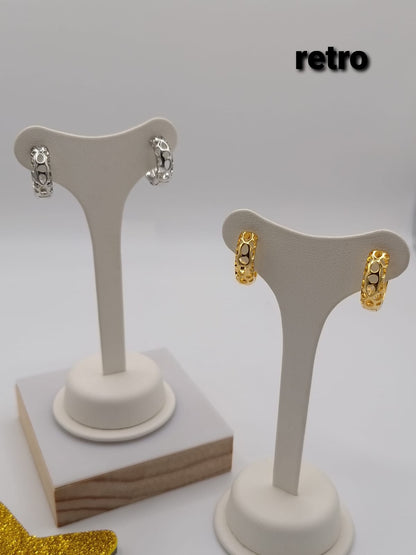 Orecchini Rettangolari/Cerchio