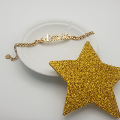 Bracciale "Odio tutti"