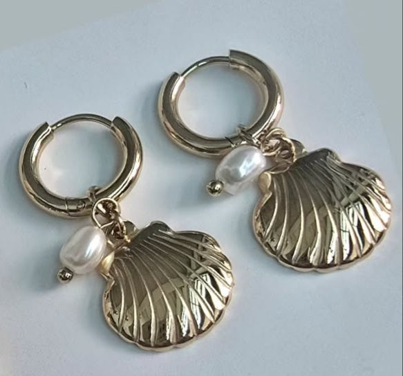 Orecchini Onda Dorata