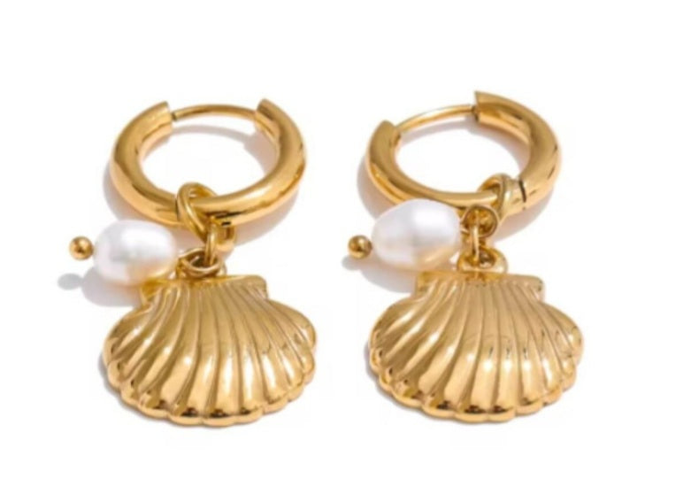 Orecchini Onda Dorata