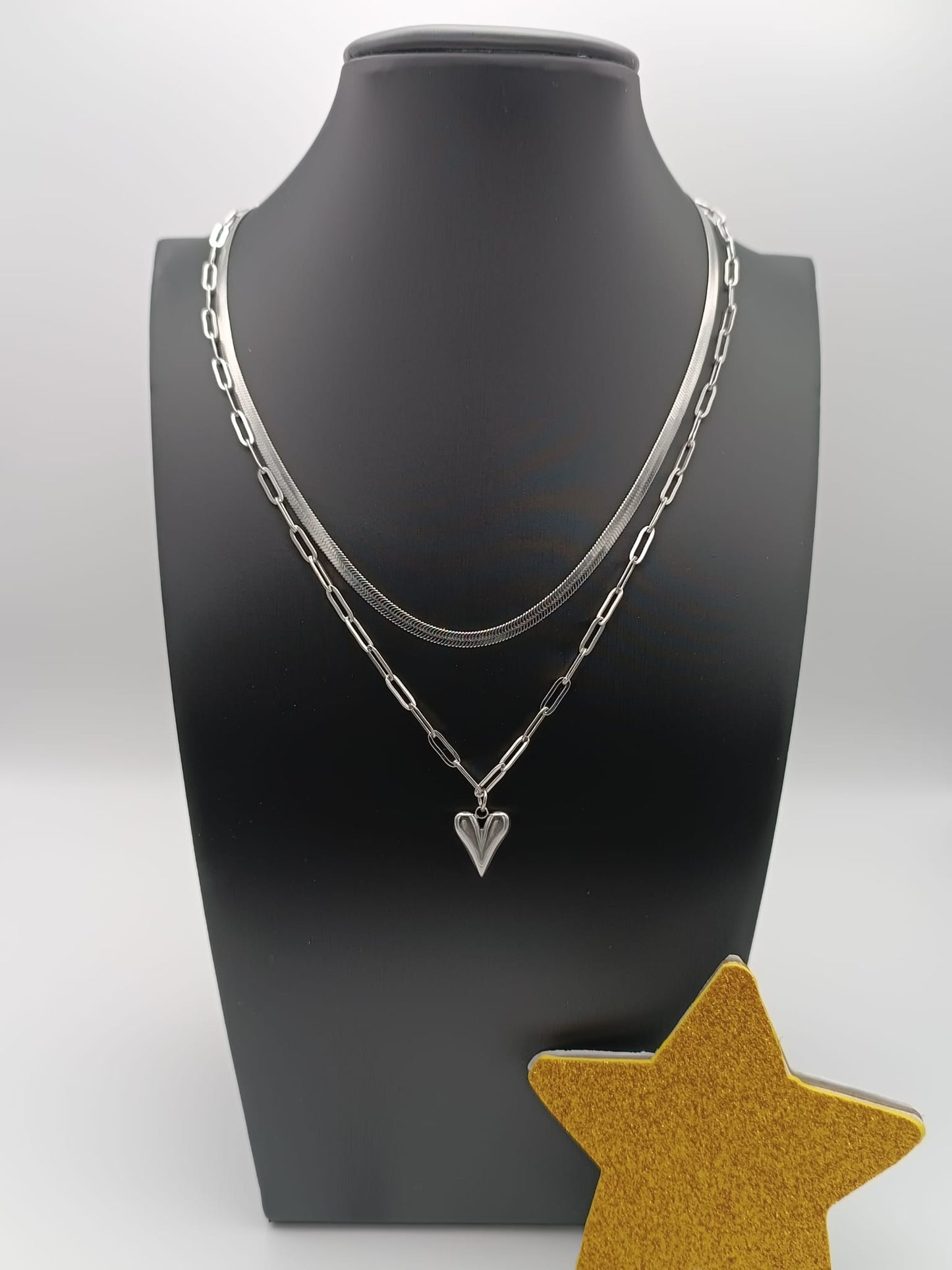 Collana Duo Heart
