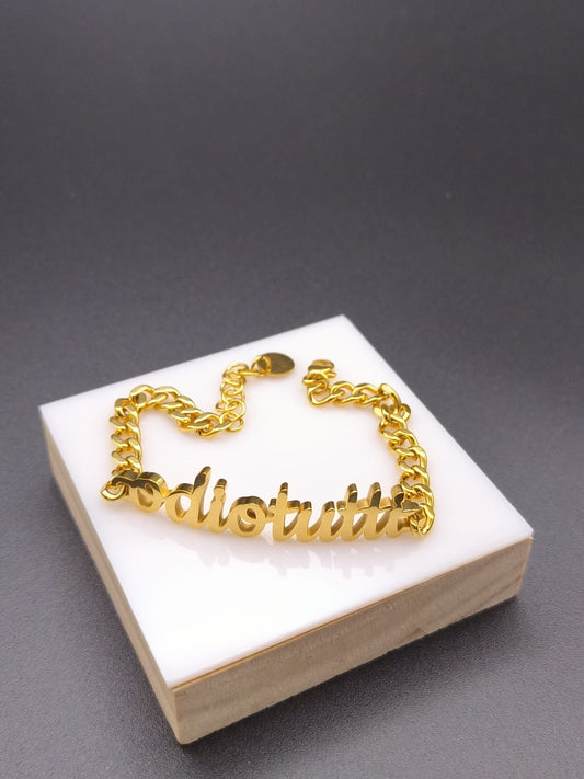 Bracciale "Odio tutti"