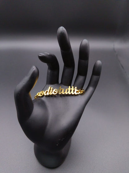 Bracciale "Odio tutti"