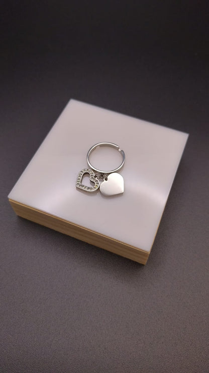 Anello Double Heart