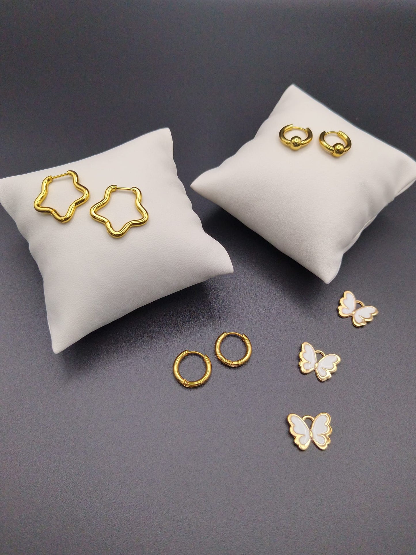 Set Orecchini Cerchio Stella