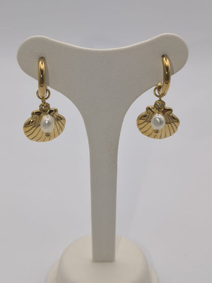 Orecchini Onda Dorata