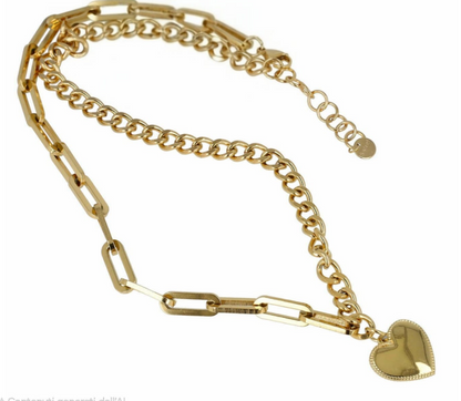 Collana Bold Heart